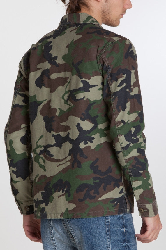 OBEY - Canter Men's Overshirt, Camo - The Giant Peach