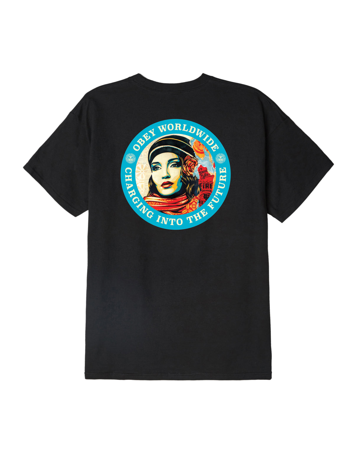 OBEY - Charging Into The Future Men's Tee, Black