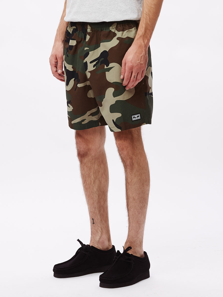 OBEY - Easy Relaxed Camo Men's Shorts, Field Camo
