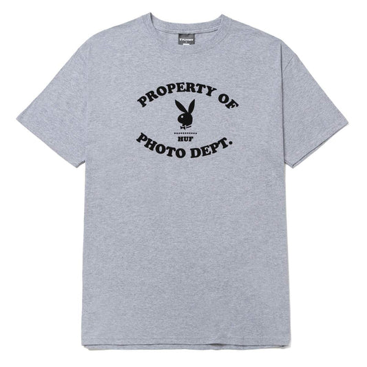 HUF x Playboy - Photo Dept Tee, Grey Heather