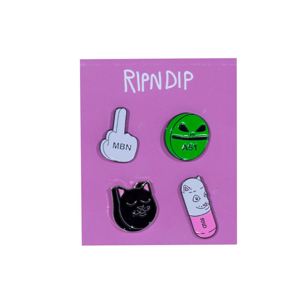 RIPNDIP - Daily Dose Pin (Set Of 4)