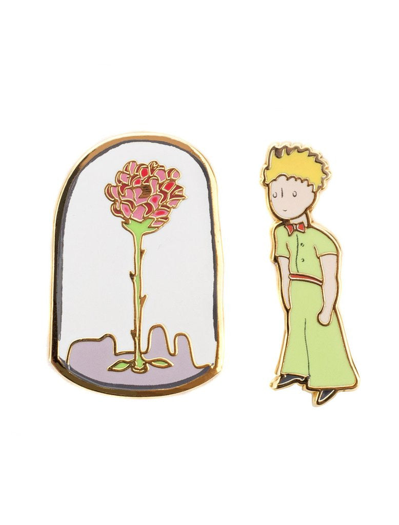 Out Of Print - The Little Prince Enamel Pin Set - The Giant Peach