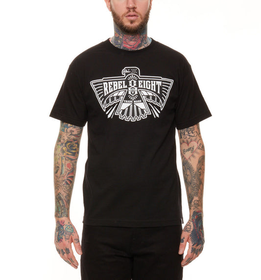 REBEL8 - Eighth Omen Men's Shirt, Black - The Giant Peach