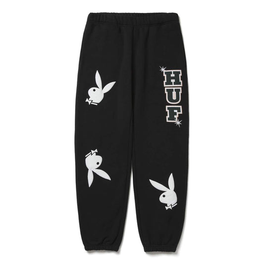 HUF x Playboy - Rabbit Head Fleece Pants, Black