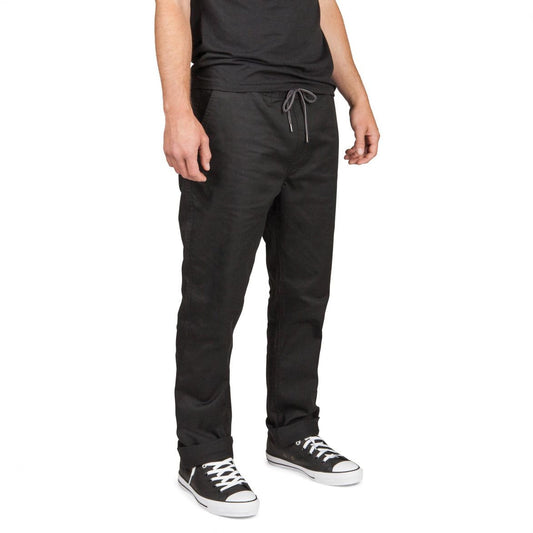 Brixton - Reserve Standard Fit Drawstring Men's Pants, Black - The Giant Peach