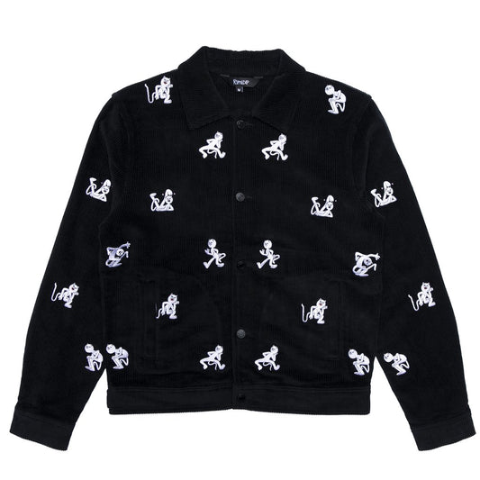 RIPNDIP - Dance Party Men's Corduroy Jacket, Black