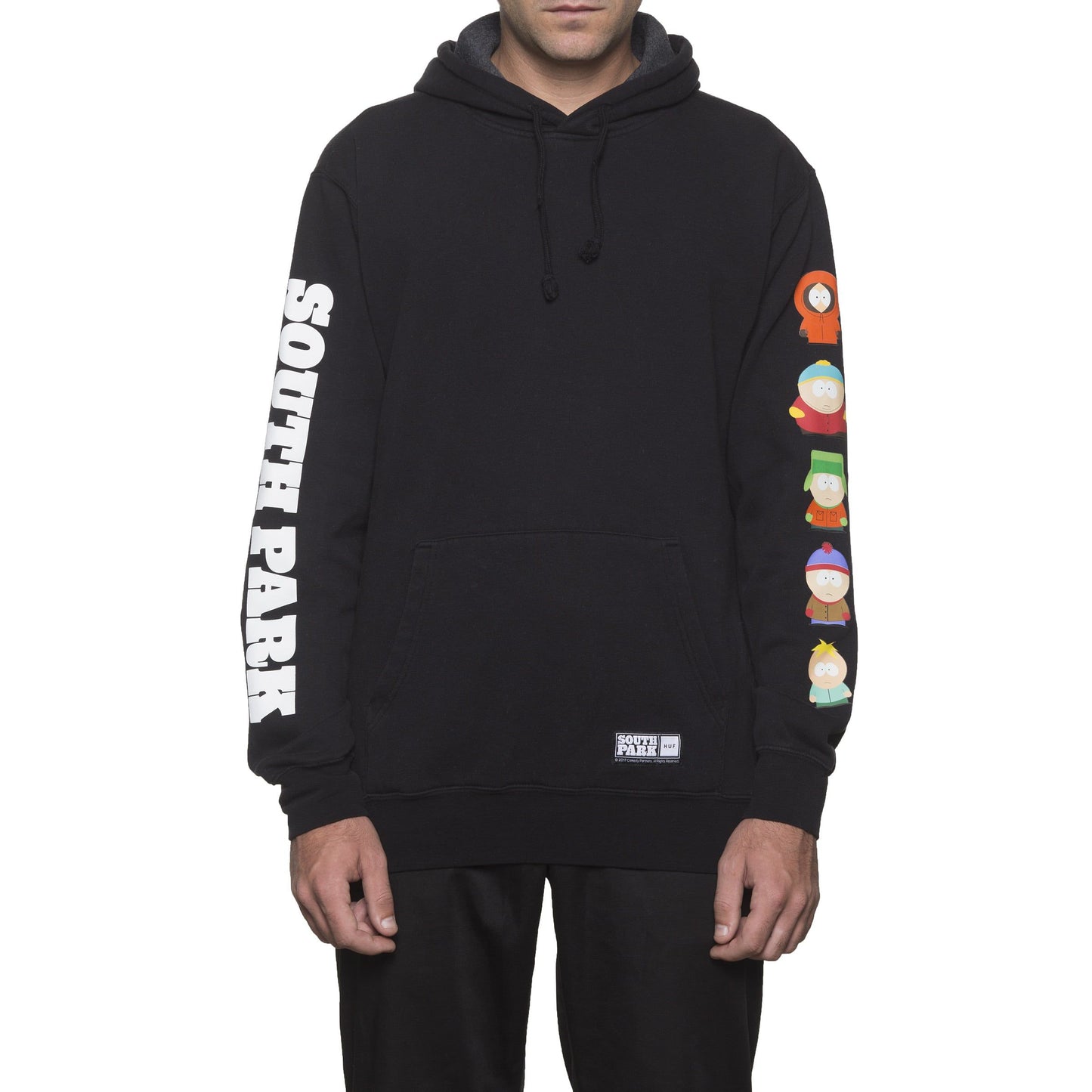 HUF x South Park Men's Pullover Hoodie, Black - The Giant Peach