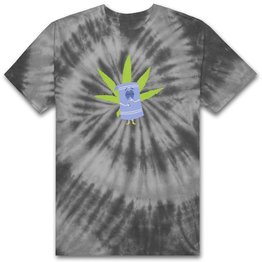 HUF x South Park Towelie Tie Dye Men's Tee, Black - The Giant Peach