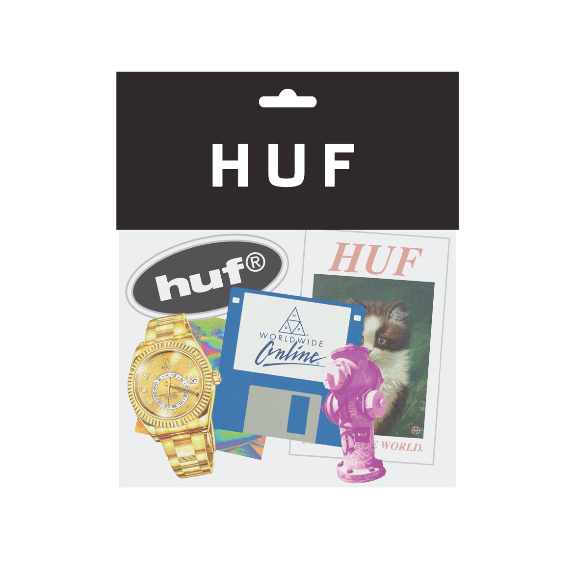 HUF - Spring 2020 Sticker Set, Multi