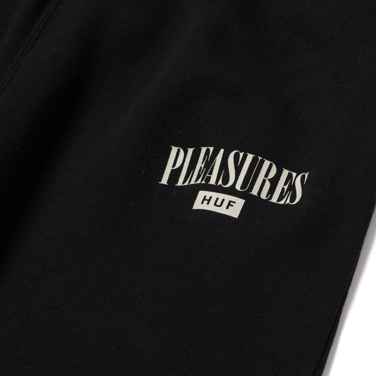 HUF x Pleasures - Spore Fleece Pants, Black