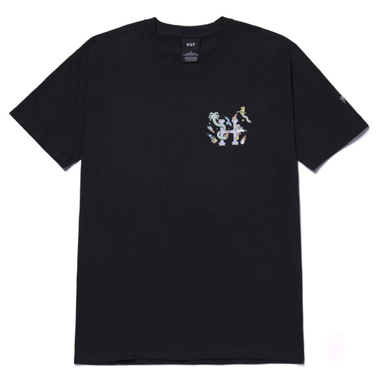 HUF x Steven Harrington - H Men's Tee, Black