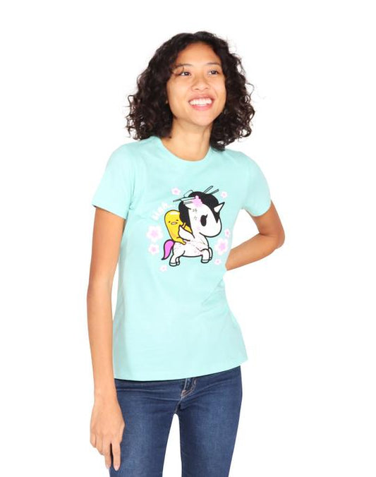 tokidoki x gudetama - Sakura Gudetama Women's Tee, Mint