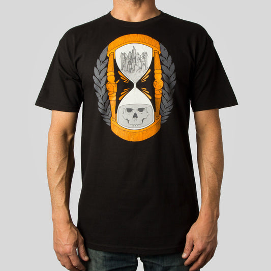 SuperFishal (Jeremy Fish) - Sands of Time Men's Shirt, Black - The Giant Peach