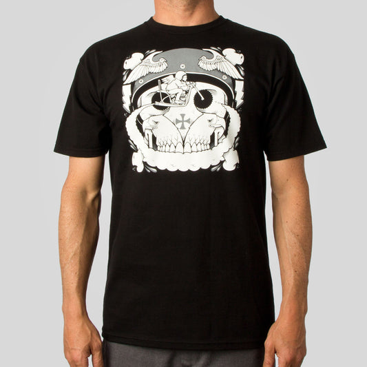 SuperFishal (Jeremy Fish) - The Bikers Men's Shirt, Black - The Giant Peach