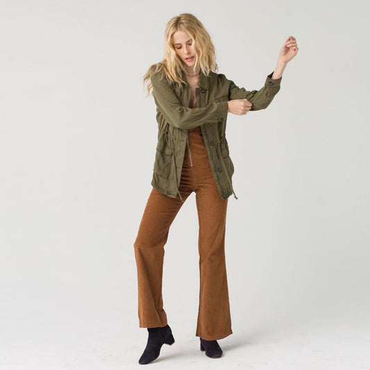 Thread & Supply - Ayla Women's Anorak Jacket, Olive - The Giant Peach