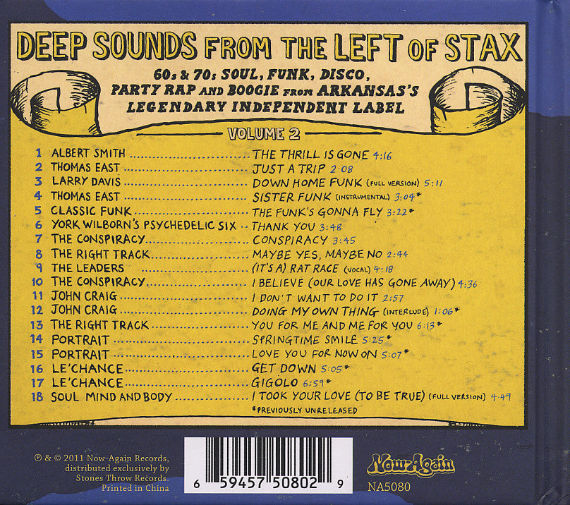 V/A - True Soul Vol. 2 : Deep Sounds From the Left of Stax , CD + DVD - The Giant Peach