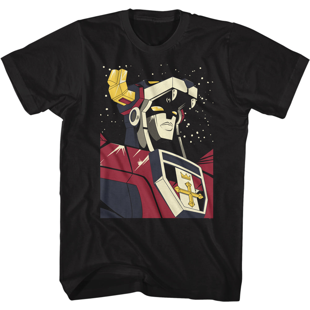 Voltron - Voltron In Space Men's Shirt, Black
