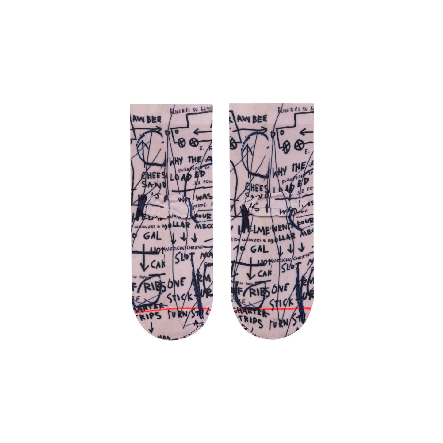 Stance x Basquiat - Mostly Old Ladies Women's Socks, White