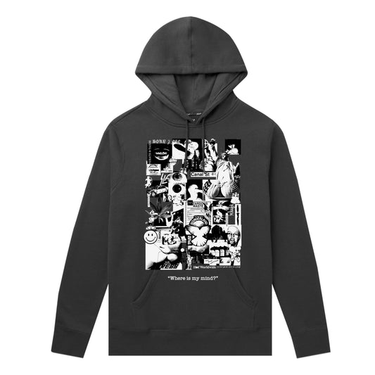 HUF - Where Is My Mind Men's P/O Hoodie, Black