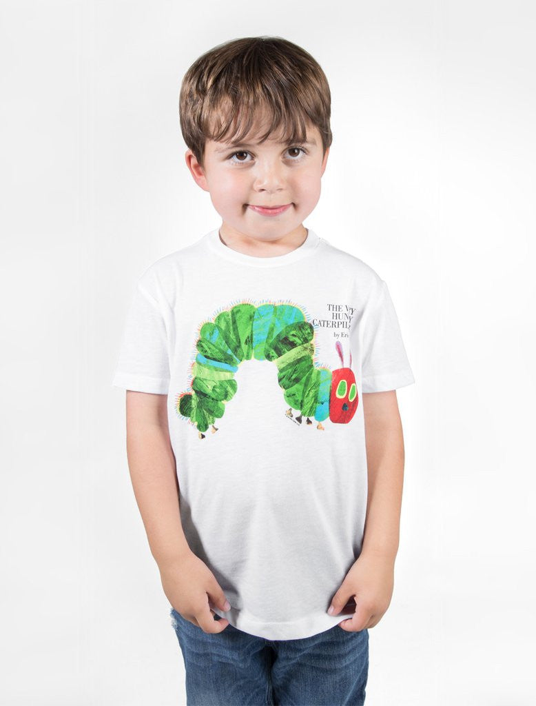 Out Of Print - The Very Hungry Caterpillar Kid's Tee, White - The Giant Peach