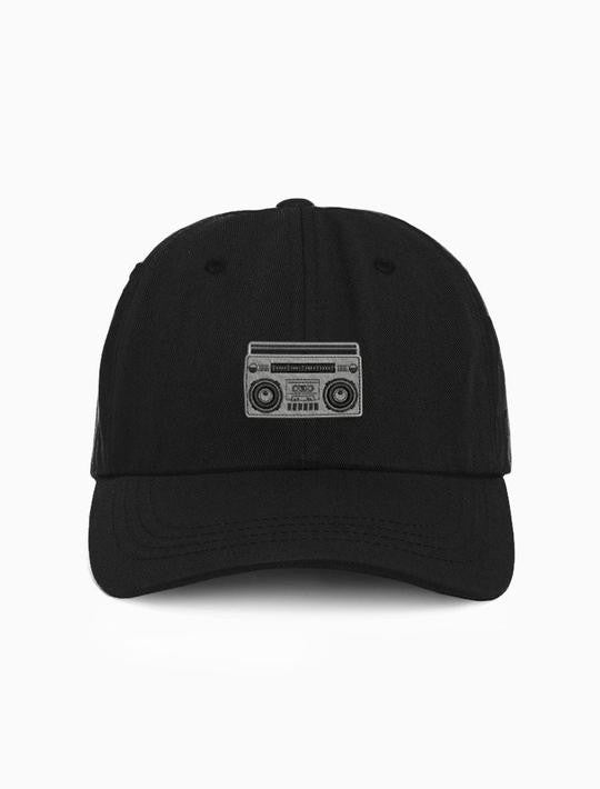 Acrylick - Boombox Dad Hat, Black - The Giant Peach