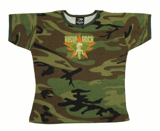 Aesop Rock - Elephant Girls Shirt, Camo - The Giant Peach