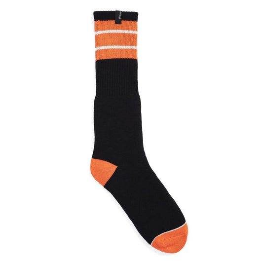 Brixton - Alameda Men's Socks, Black/Orange
