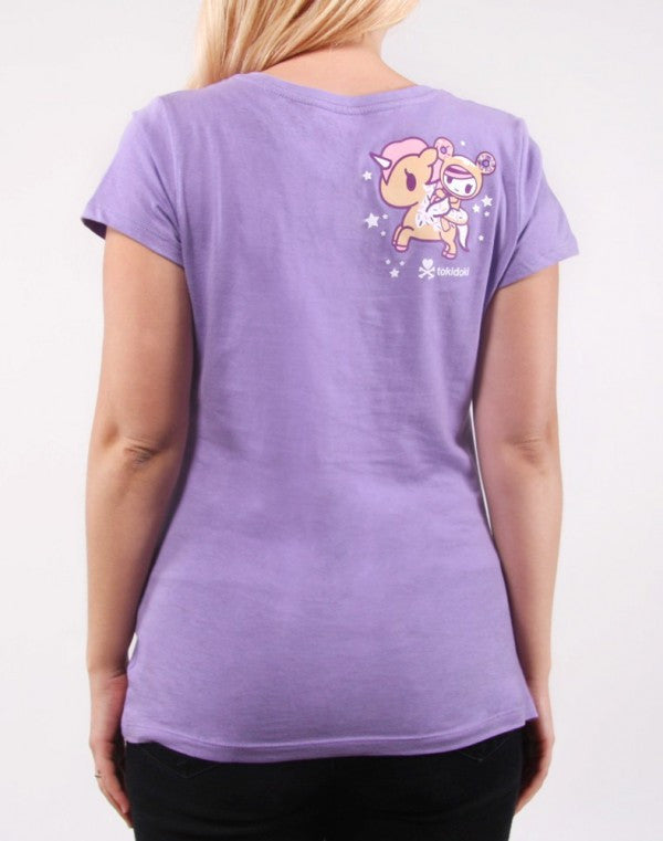 tokidoki - Always Twirling Women's Tee, Lavender - The Giant Peach