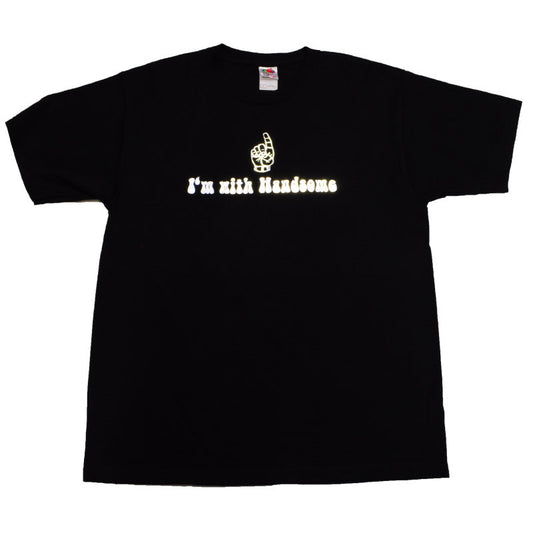 Handsome Boy Modeling School - I'm With Handsome Men's Shirt, Black - The Giant Peach