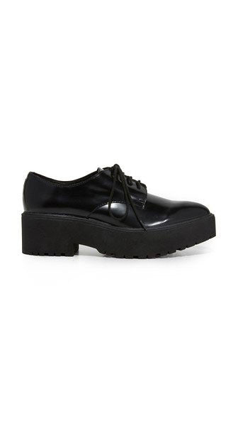 Jeffrey Campbell - Bardem Platform Oxfords, Black Box - The Giant Peach