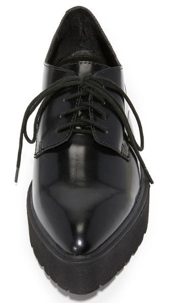 Jeffrey Campbell - Bardem Platform Oxfords, Black Box - The Giant Peach
