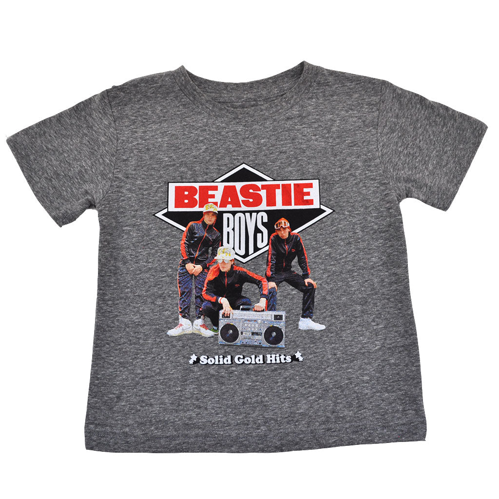 Beastie Boys - Solid Gold Hits Toddler Tee, Heather Grey - The Giant Peach