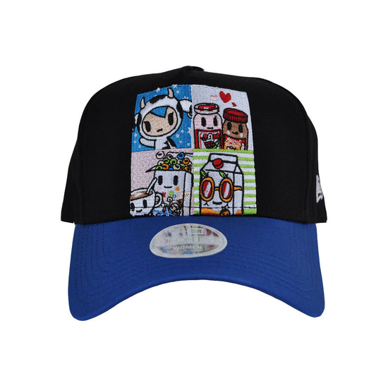 tokidoki - Breakfast Buds Snapback Hat, Black - The Giant Peach