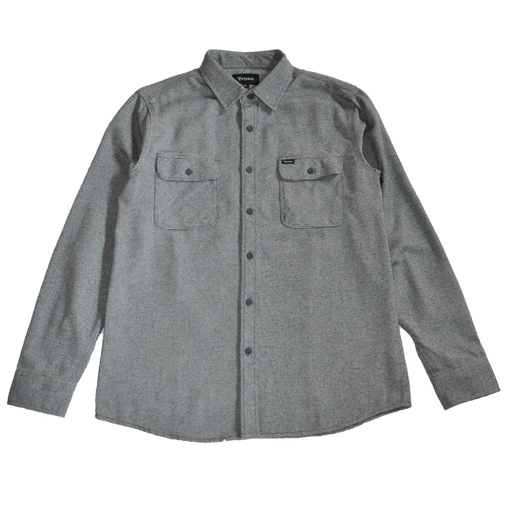 Brixton - Bowery Men's Flannel L/S Shirt, Grey – The Giant Peach