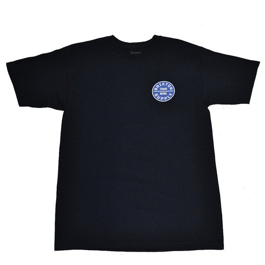 Brixton - Oath Men's S/S Standard Tee, Navy/White - The Giant Peach