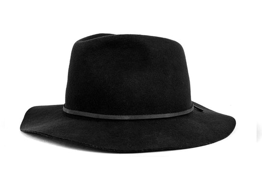 Brixton - Wesley Fedora, Black - The Giant Peach
