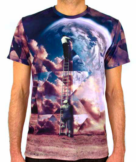 Imaginary Foundation - Builders Sublimation Men's Tee - The Giant Peach