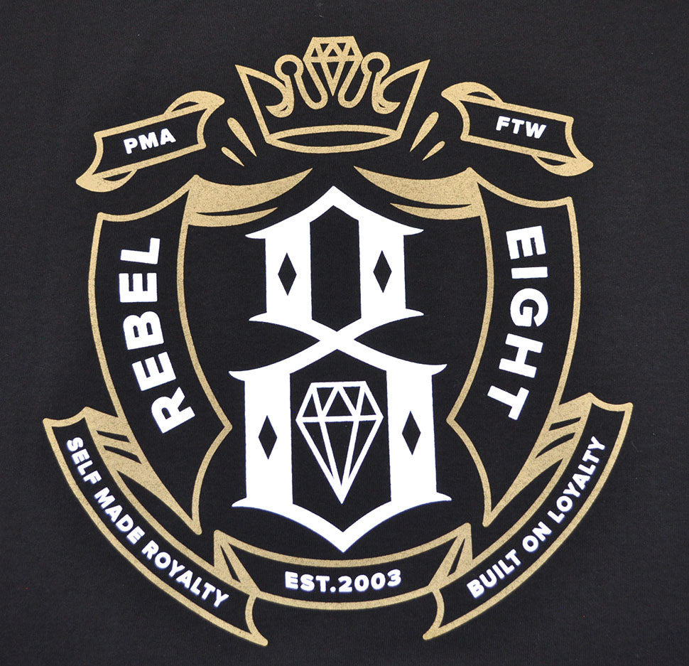 REBEL8 - Built On Loyalty Men's Shirt, Black - The Giant Peach
