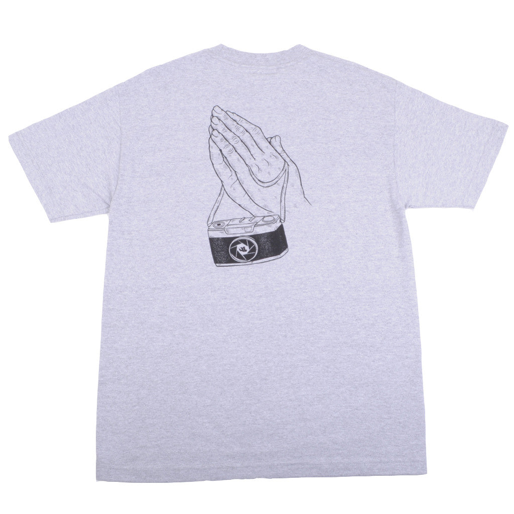 The Quiet Life - Camera Prayer Men's Shirt, Heather Grey - The Giant Peach