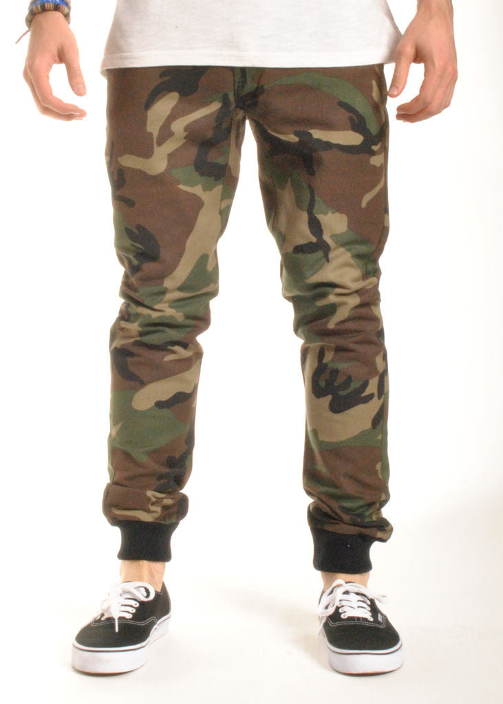 Rustic Dime - Sunset Jogger, Stretch Twill Camo - The Giant Peach