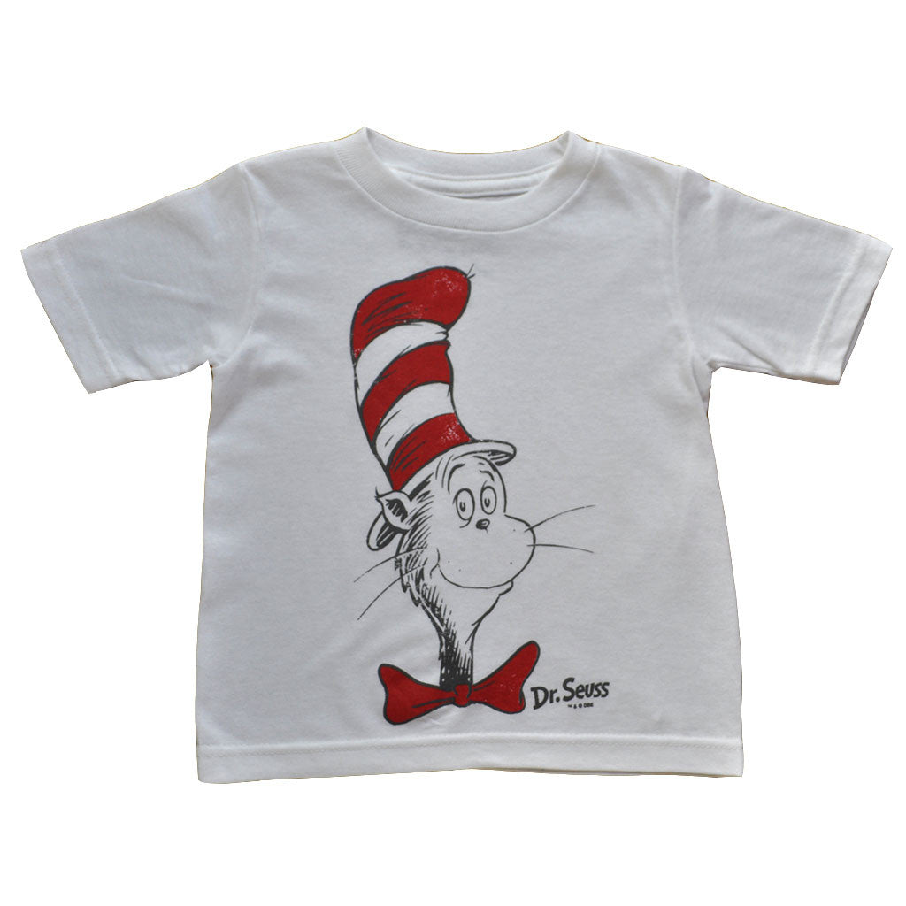 Dr. Seuss - Cat In The Hat Toddler Tee, White - The Giant Peach