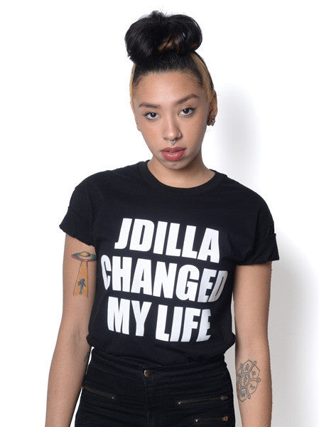 J Dilla - Changed My Life Men's Shirt, Black - The Giant Peach