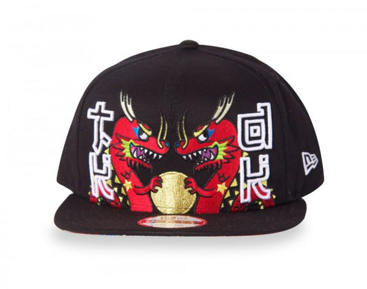 tokidoki - Chinatown Snapback Hat, Black - The Giant Peach
