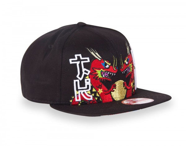 tokidoki - Chinatown Snapback Hat, Black - The Giant Peach