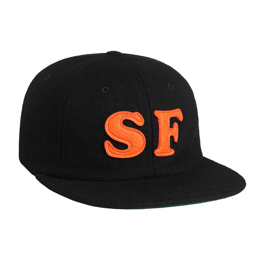 HUF - City (SF) 6 Panel Hat, Black - The Giant Peach
