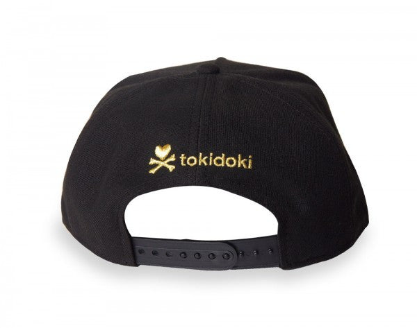 tokidoki - Cleo Snapback Hat, Black - The Giant Peach