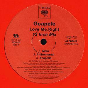 Goapele - Love Me Right, 12" Vinyl - The Giant Peach