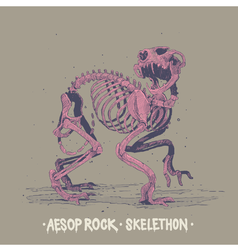 Aesop Rock - Skelethon Women's Hoodie, Concrete - The Giant Peach