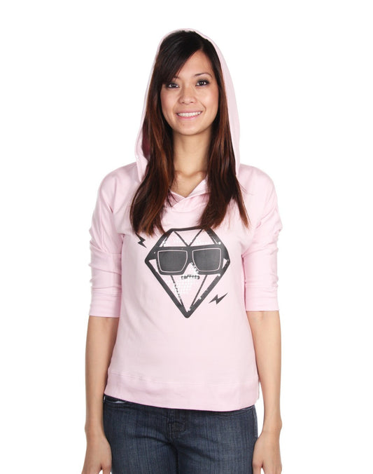 tokidoki - Cool Diamante Women's Hoodie, Pale Pink - The Giant Peach