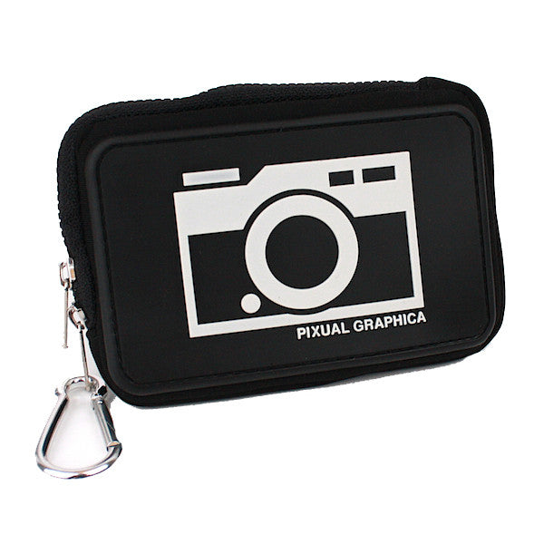 Japan Benefit - Pixual Graphica Embossed Camera Case, Black - The Giant Peach